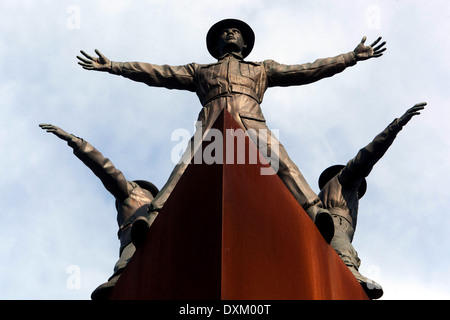 Memorial 2WW Operation Anthropoid, site of the assassination of Reinhard Heydrich in Prague, Liben, Czech Republic Stock Photo