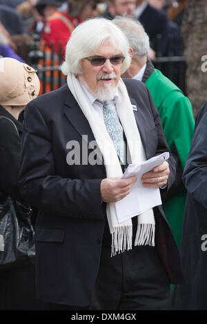 London, UK. 27th March 2014.  The Funeral of Tony Benn takes place at St Margaret's Church, Westminster Abbey, London, United Kingdom Credit:  Nick Savage/Alamy Live News Stock Photo