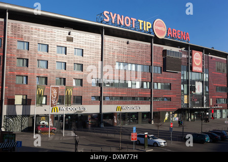 Slavia Prague, FC footbal stadium, Eden, Vrsovice. Prague Czech Republic Stock Photo