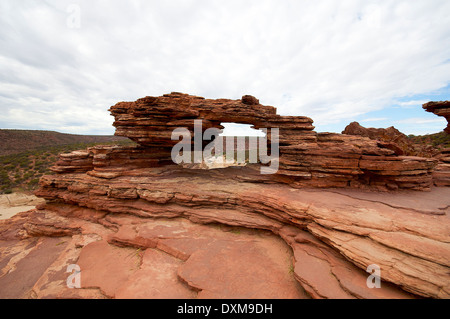 Nature's Window in Kalbarri National Park Stock Photo