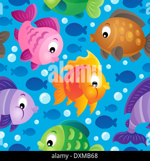 Fish Html Background Fish theme seamless background 1 - picture illustration Stock Photo - Alamy