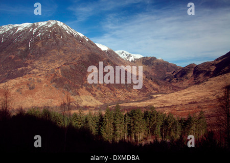 Glen Nevis from Achriabhach, Lochaber Stock Photo