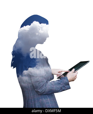Cloud computing Stock Photo