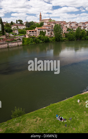 View from the Berbie palace in Albi. France Stock Photo