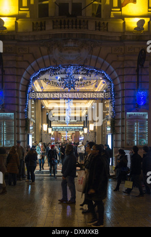 Arcades des Champs Elysees, Paris, France Stock Photo