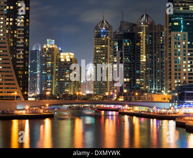 Dubai Marina in Dubai, UAE Stock Photo