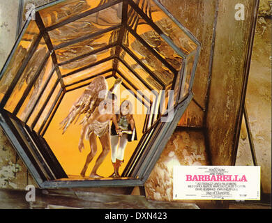 John Phillip Law as Pygar Jane Fonda as BARBARELLA 1968 director Roger ...