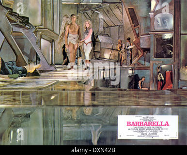 John Phillip Law as Pygar Jane Fonda as BARBARELLA 1968 director Roger ...