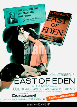 James Dean and Julie Harris on the set of "East of Eden" 1955 Warner ...