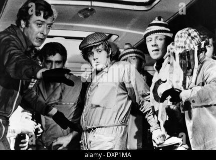 THE ITALIAN JOB [BR 1969] MICHAEL CAINE and cast Date: 1969 Stock Photo