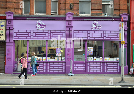Boba Jam cafe restaurant in Shaftesbury Avenue, Chinatown, London, UK Stock Photo