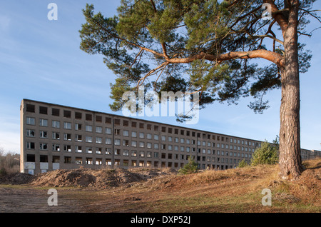 Prora, Germany, South Wing 2 of the former KdF plant in Prora on Ruegen Stock Photo