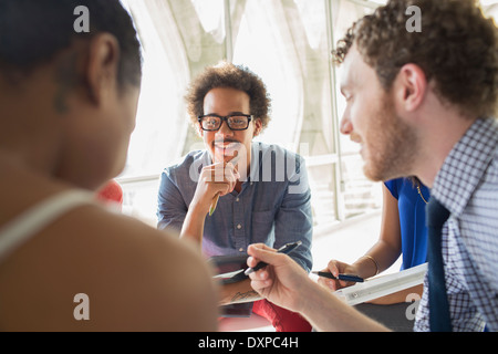 Creative business people in meeting Stock Photo