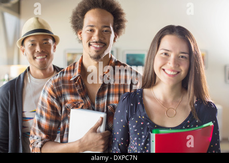 Portrait of confident casual business people Stock Photo