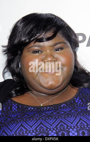 Los Angeles, California, USA. 28th Mar, 2014. Gabourey Sidibe attends PaleyFest - Closing Night Presentation - of ''American Horror Story'' held at the Dolby Theatre on March 28th, 2014 in Hollywood, California, USA. Credit:  TLeopold/Globe Photos/ZUMAPRESS.com/Alamy Live News Stock Photo