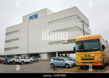 PETA (People for the Ethical Treatment of Animals) world headquarters, Norfolk, Virginia. Stock Photo