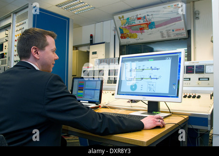 Berlin, Germany, aircraft engine test stand TU Berlin Stock Photo