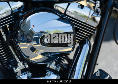 Florida Sheriffs Office Harley Davidson Motorcycles. Stock Photo