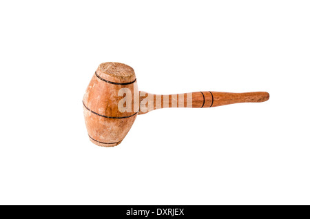 wood hammer used for cooking Stock Photo