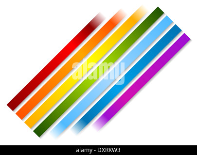 Abstract wave vector background, rainbow waved lines for brochure ...