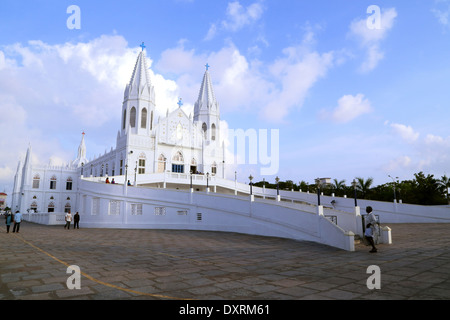 Shrine  basilica of our lady of health Vailankanni, Nagapattinam district, Tamil Nadu, India Stock Photo