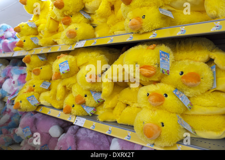 easter bunnies for sale in an australian supermarket Stock Photo
