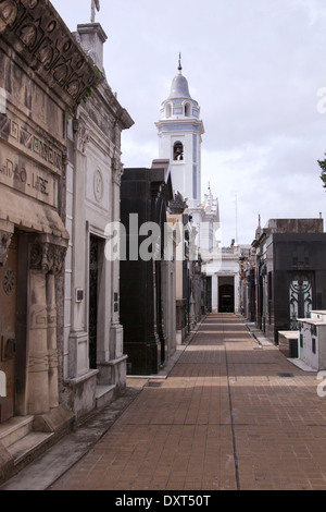 La Recoleta Cemetery in Buenos Aires, Argentina. Stock Photo