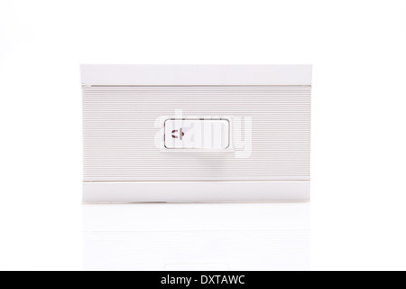 Light switch isolated on a white background Stock Photo