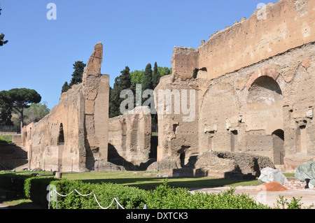 A view of the Baths of Caracalla, Terme di Caracalla, Rome Stock Photo