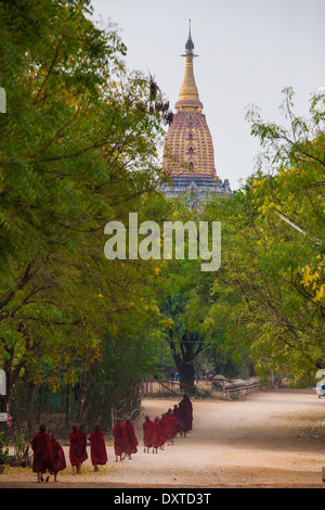 Ananda Pahto Buddhist Temple in Bagan Myanmar Stock Photo