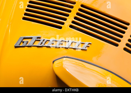 Volkswagen Beetle, classic GT Beetle badge. Stock Photo