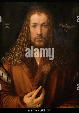 Albrecht Dürer Self Portrait Stock Photo