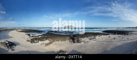 view from Hyeopjae Beach in Jeju Island, Korea Stock Photo