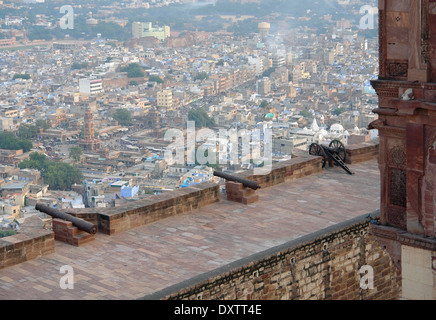 city view of Jodhpur in India, seen from Mehrangarh Fort Stock Photo