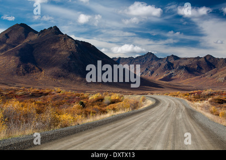 The Dempster Highway, Tombstone Territorial Park, Yukon Territories, Canada Stock Photo