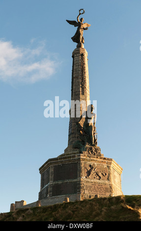 Aberystwyth, Wales, UK. The war memorial designed by Mario Rutelli and erected in 1923 Stock Photo