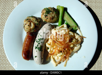 Bavarian lunch Stock Photo