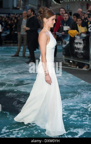 London, UK. 31st Mar, 2014. Actress Emma Watson poses for photographers during the UK Premiere of 'Noah' held at the Odeon Leicester Square in Central London, on Monday March 31, 2014. Credit:  Heloise/Alamy Live News Stock Photo