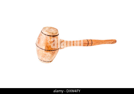 wood hammer used for cooking Stock Photo
