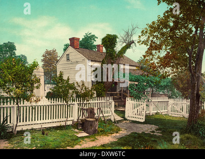 General Meade's headquarters, Gettysburg, Pennsylvania circa 1903 Stock Photo