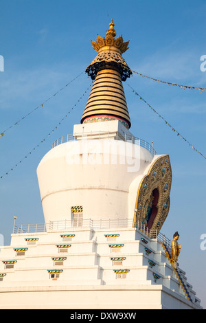 India, Dehradun. Buddhist Temple of Dehradun and Mindrolling Monastery ...