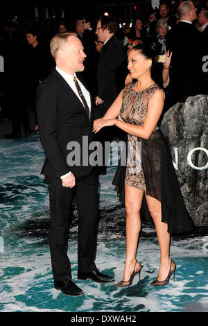 London, UK . 31st Mar, 2014. Allegra Riggio;Jared Harris attend the UK Pemiere of ' Noah 'Odeon Leicester Square London 31 March 2014 Credit:  Peter Phillips/Alamy Live News Stock Photo