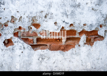 broken brick wall Stock Photo