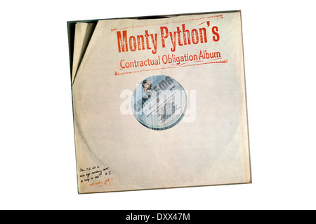 Monty Python's Contractual Obligation Album, released by Monty Python in 1980 to complete a contract with Charisma Records. Stock Photo