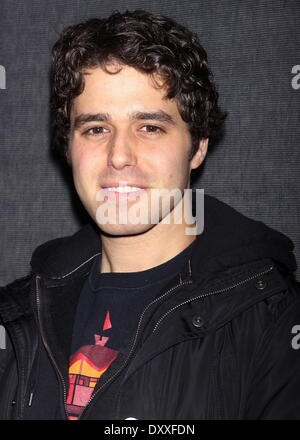 Josh Young in rehearsal for 'Amazing Grace: The Epic New Musical' held at Lincoln Center's Clark Studio Theater Featuring: Josh Young Where: New York City United States When: 07 Dec 2012 Stock Photo