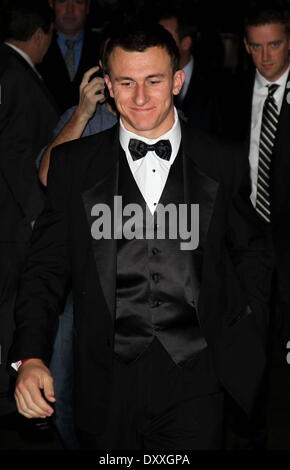 Johnny Manziel Celebrities arrive for the 'Late Show with David
