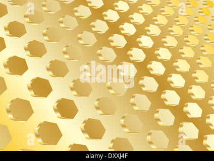 Vector gold background; clip-art Stock Photo