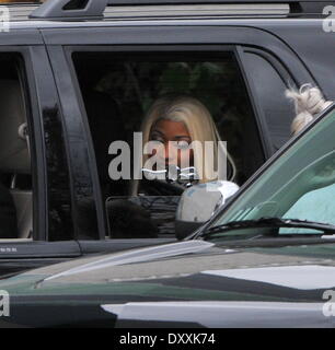 Nicki Minaj 'American Idol' judges arrive for the auditions taping of Hollywood week Los Angeles California- 12.12.12 Featuring: Nicki Minaj Where: Los Angeles CA United States When: 12 Dec 2012 Stock Photo