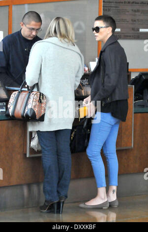 Actress Charlize Theron and her mother Gerda Theron catch a movie at Arclight Theater Hollywood California - 15.12.12 Featuring: Actress Charlize Theron and her mother Gerda Theron catch a movie at Arclight Theater Where: Hollywood CA United States When: Stock Photo