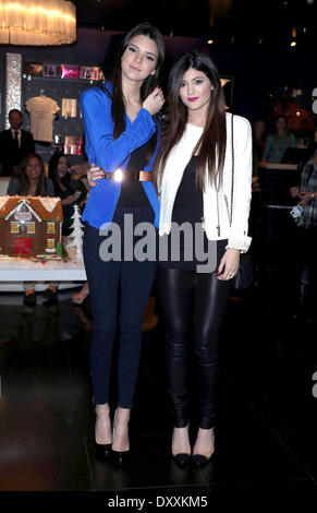 Kendall Jenner and Kylie Jenner appear at Kardashian Khaos inside The Mirage Hotel & Casino Las Vegas Nevada - 15.12.12 Featuring: Kendall Jenner and Kylie Jenner Where: United States When: 15 Dec 2012 Stock Photo